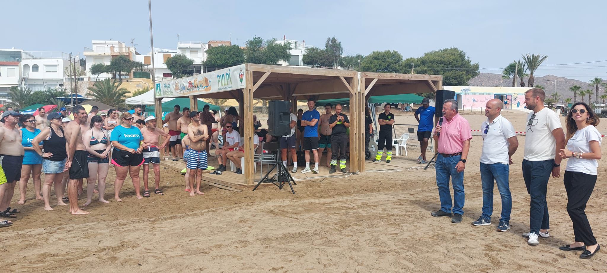 Diputación acerca las actividades lúdicas a las personas con discapacidad en el X Encuentro de Ocio Adaptado en San Juan de los Terreros 