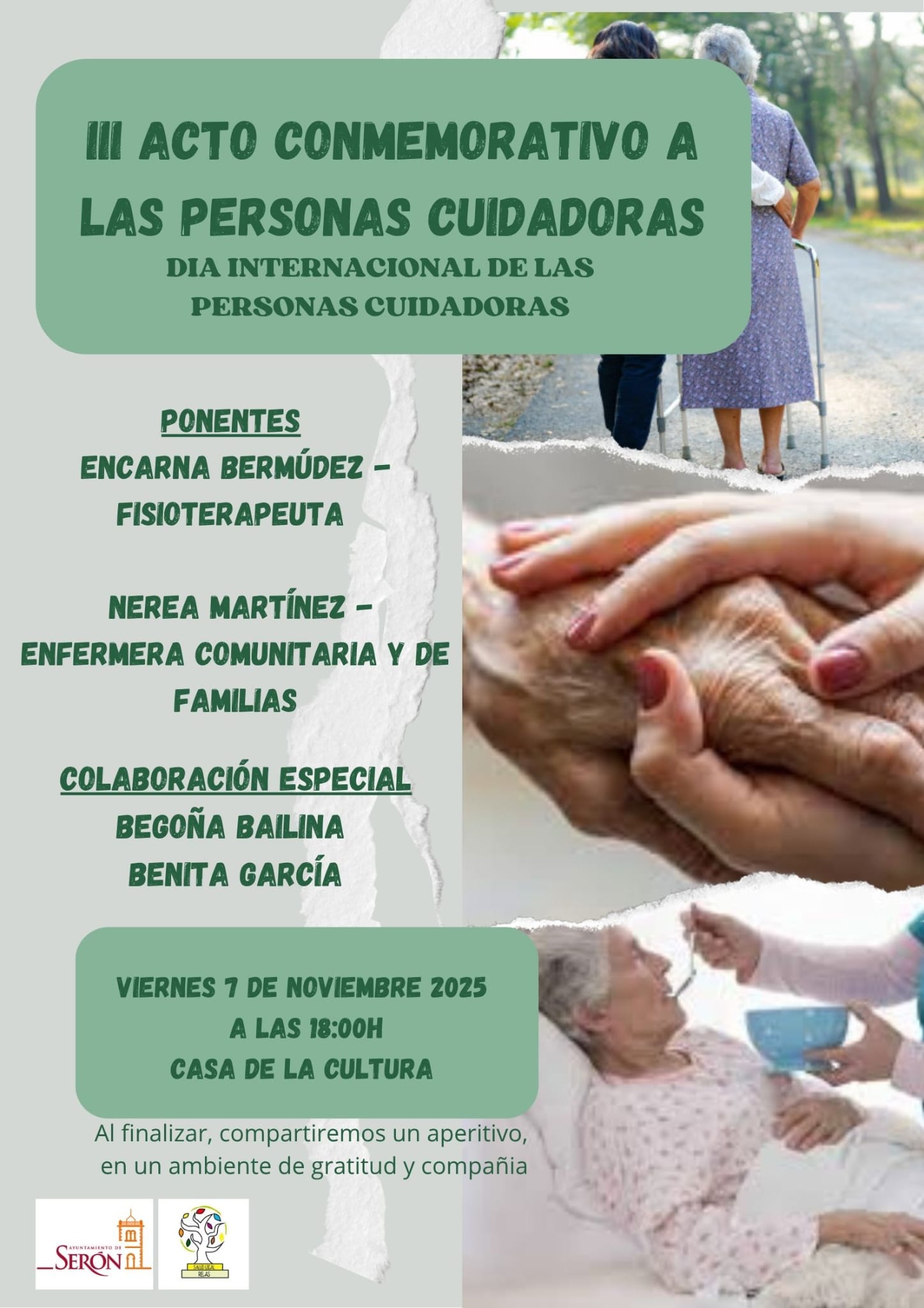 III ACTO CONMEMORATIVO RECONOCIMIENTO A LAS PERSONAS CUIDADORAS